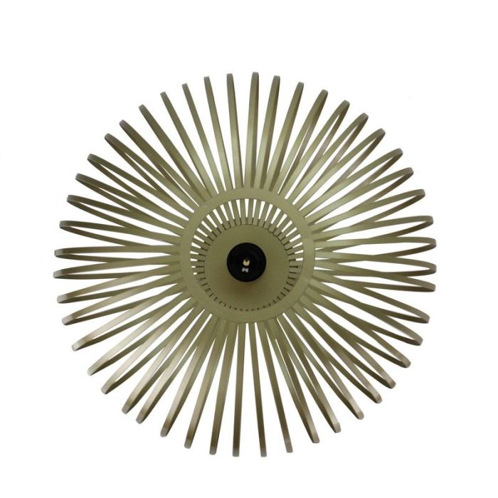 Plafoniera dorata industriale, Lieve