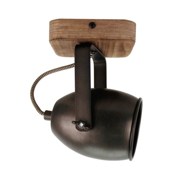 Faretto da soffitto nero vintage, Chanice