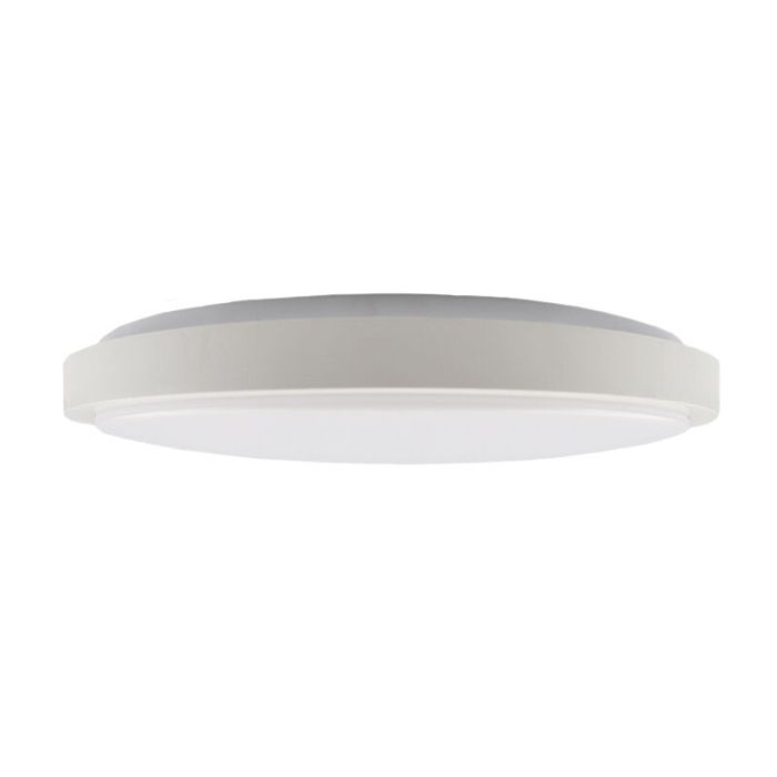 Plafoniera bianca in plastica, Kos, 22W, 3000K LED