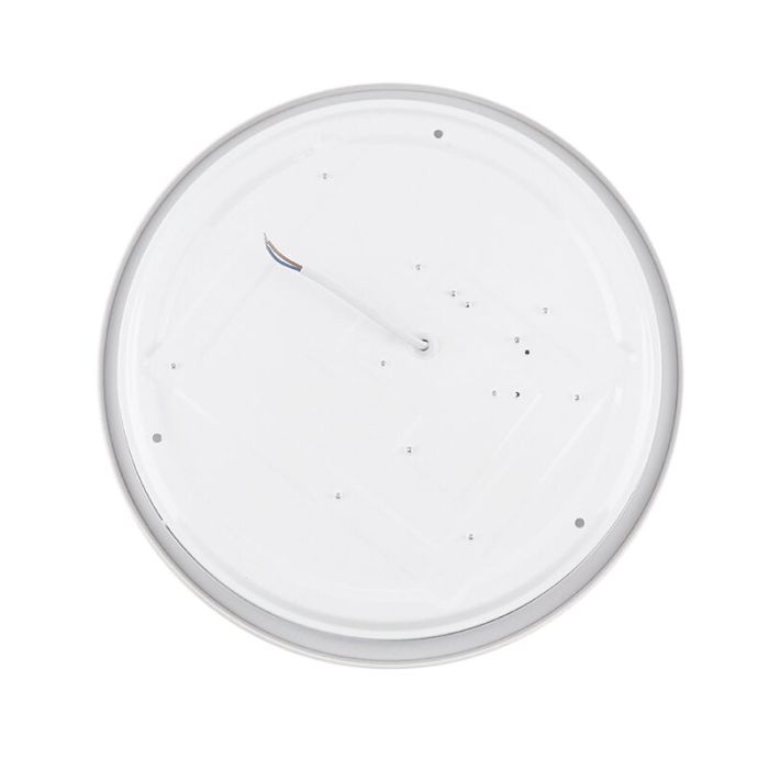 Plafoniera bianca in plastica, Kos, 22W, 3000K LED
