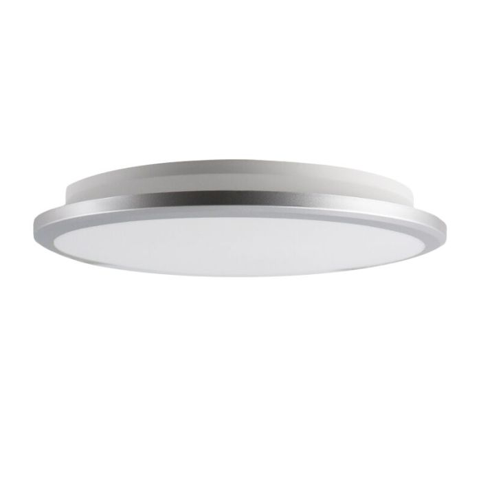 Plafoniera argenta in plastica, Joachim, 24W, 3000K LED