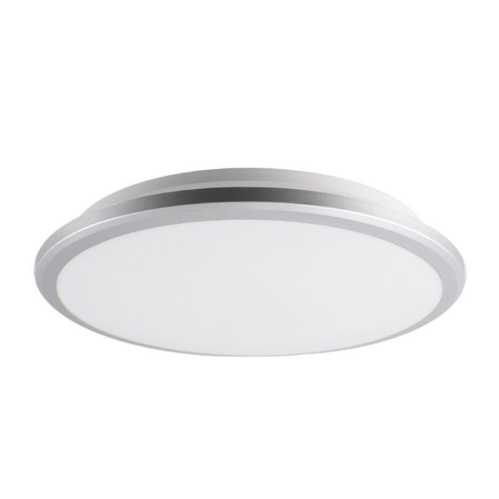 Plafoniera argenta in plastica, Joachim, 24W, 3000K LED