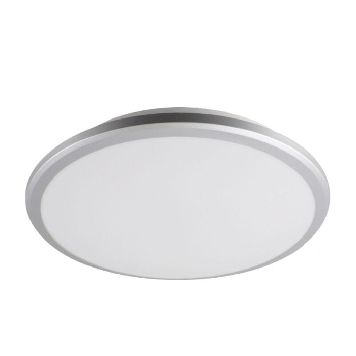 Plafoniera argenta in plastica, Joachim, 24W, 3000K LED