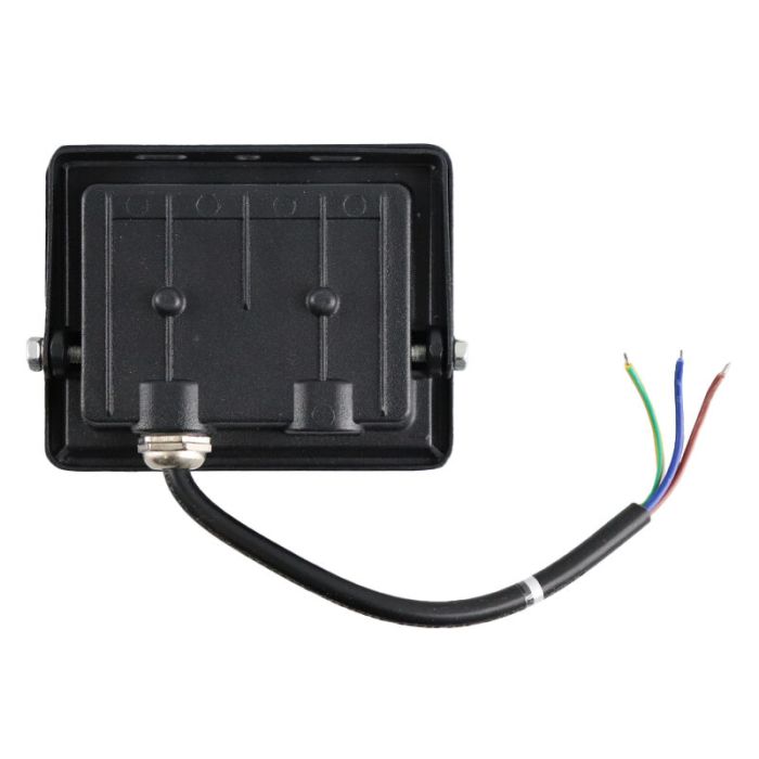 Riflettore nero in plastica, Boaz, 10W, 6500K LED, IP66