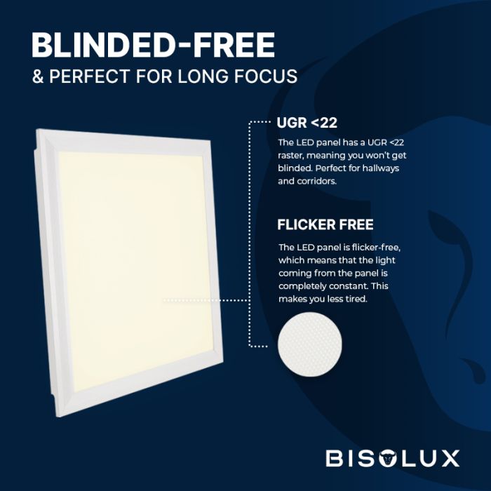 Pannello LED 30x30 cm, 18W, 6500K