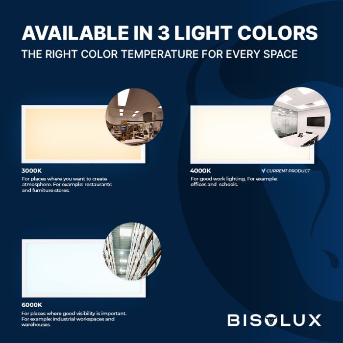 Pannello LED 30x120 cm, 48W, 4000K