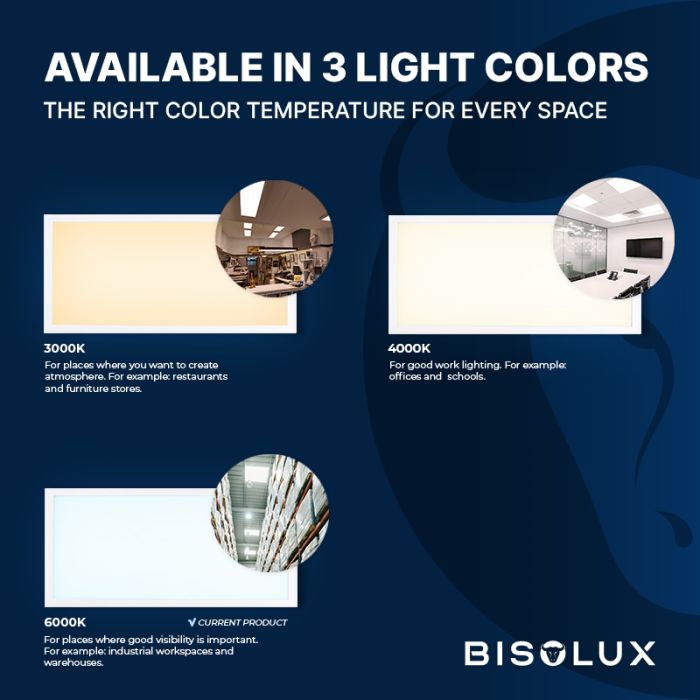 Pannello LED 30x120 cm, 48W, 6500K