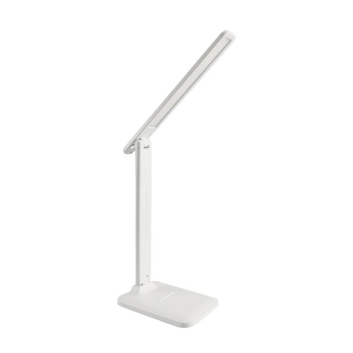 Lampada da scrivania bianca in plastica, Danila, 5W, colore regolabile LED, controllo touch