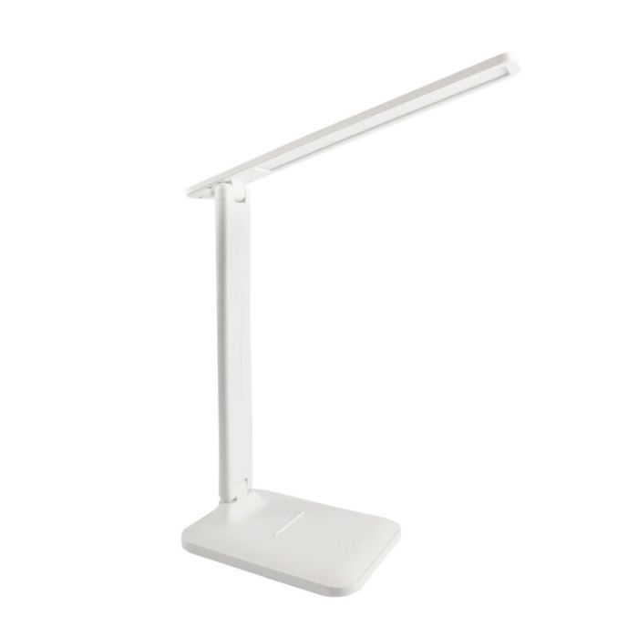 Lampada da scrivania bianca in plastica, Danila, 5W, colore regolabile LED, controllo touch