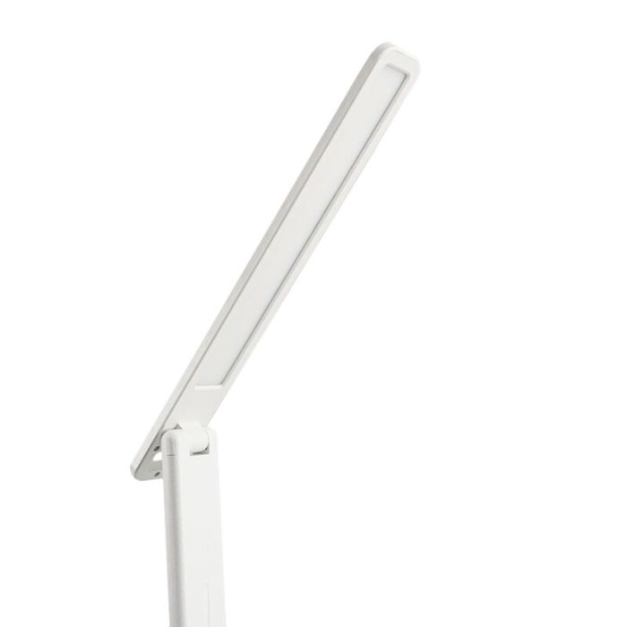 Lampada da scrivania bianca in plastica, Danila, 5W, colore regolabile LED, controllo touch