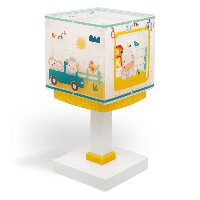 Lampada da tavolo per bambini multicolore in plastica, Farm
