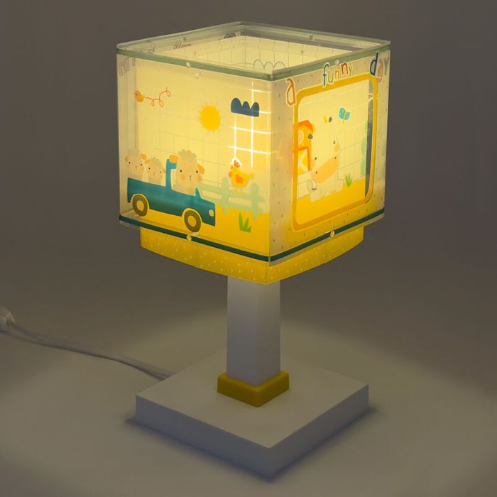 Lampada da tavolo per bambini multicolore in plastica, Farm