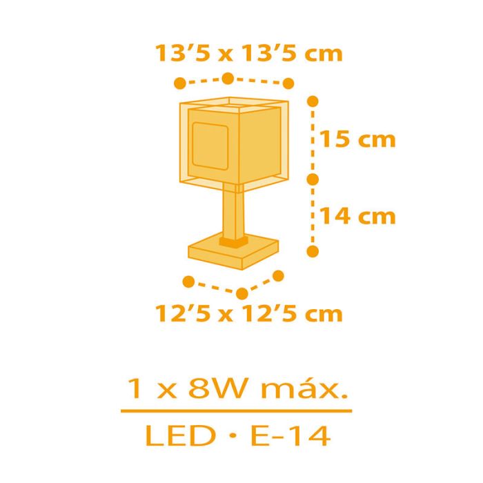Lampada da tavolo per bambini multicolore in plastica, Farm