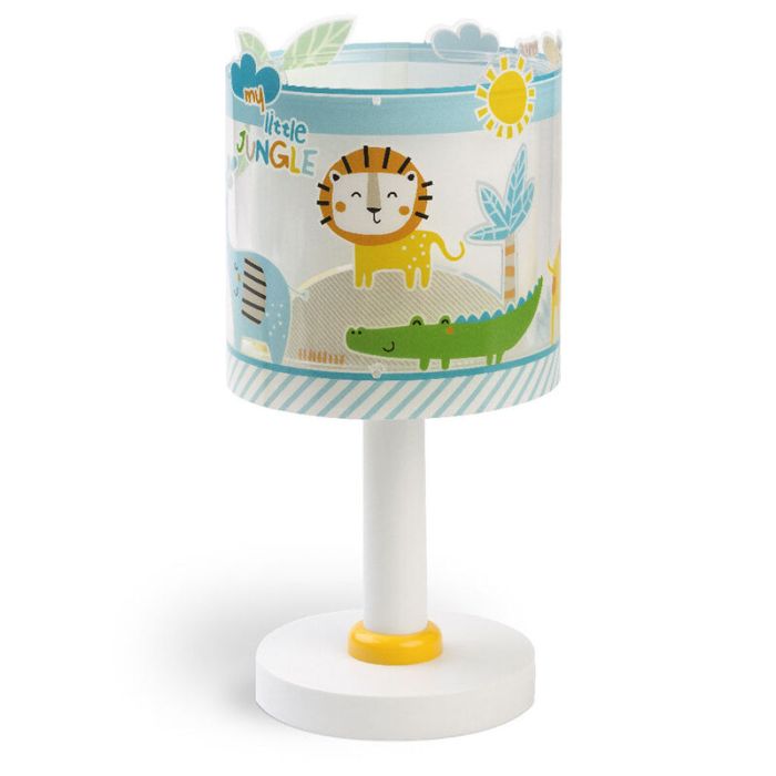 Lampada da tavolo per bambini multicolore in plastica, Jungle, con interruttore