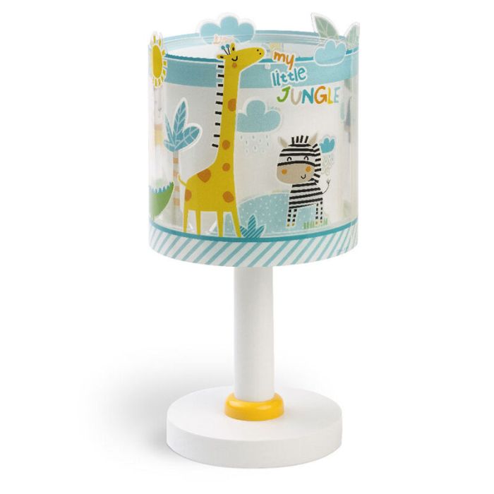 Lampada da tavolo per bambini multicolore in plastica, Jungle, con interruttore