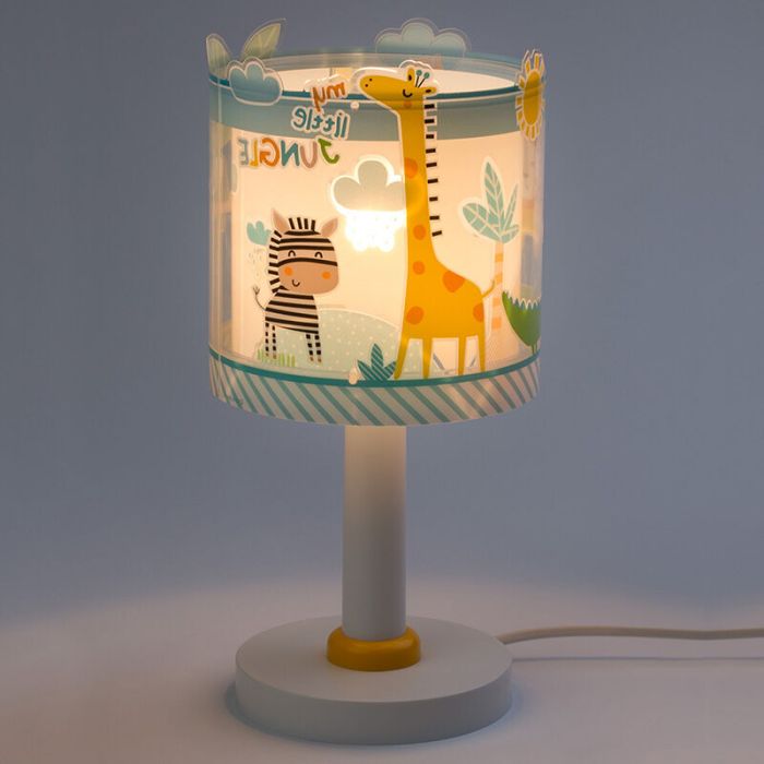Lampada da tavolo per bambini multicolore in plastica, Jungle, con interruttore