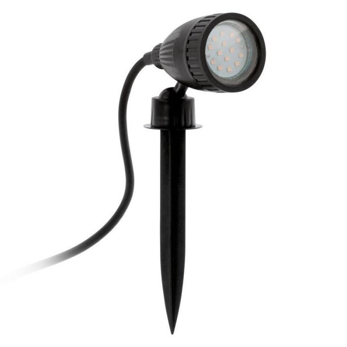 Faretto da giardino nero in plastica, Judy, IP44
