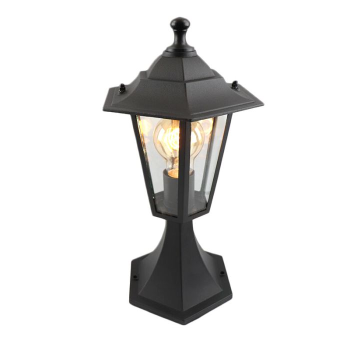 Lampada da esterno nera in alluminio, Alieke, IP44