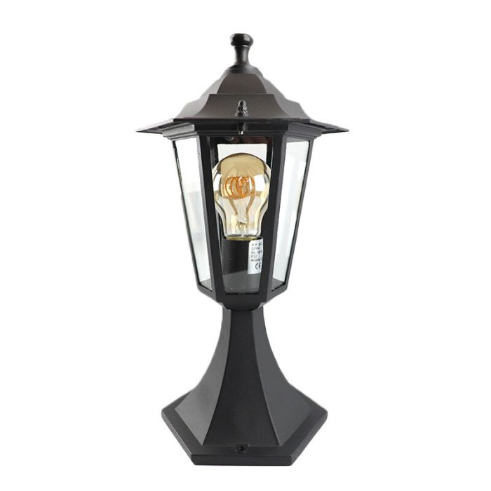 Lampada da esterno nera in alluminio, Alieke, IP44