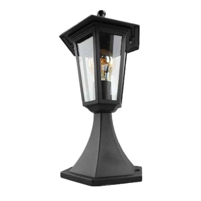 Lampada da esterno nera in alluminio, Alieke, IP44