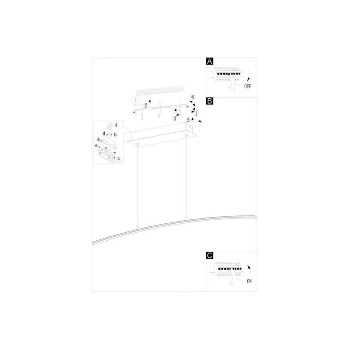 Lampada a sospensione cromata in alluminio, Arantxa, 14W, 3000K LED