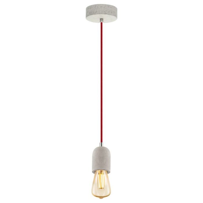 Lampada a sospensione grigia metallo, Christel