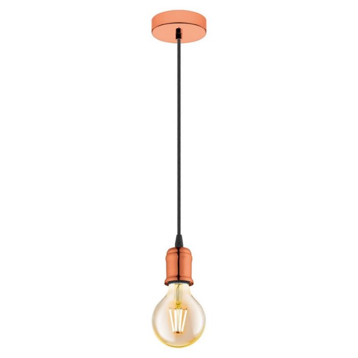 Lampada a sospensione in rame metallo, Christel
