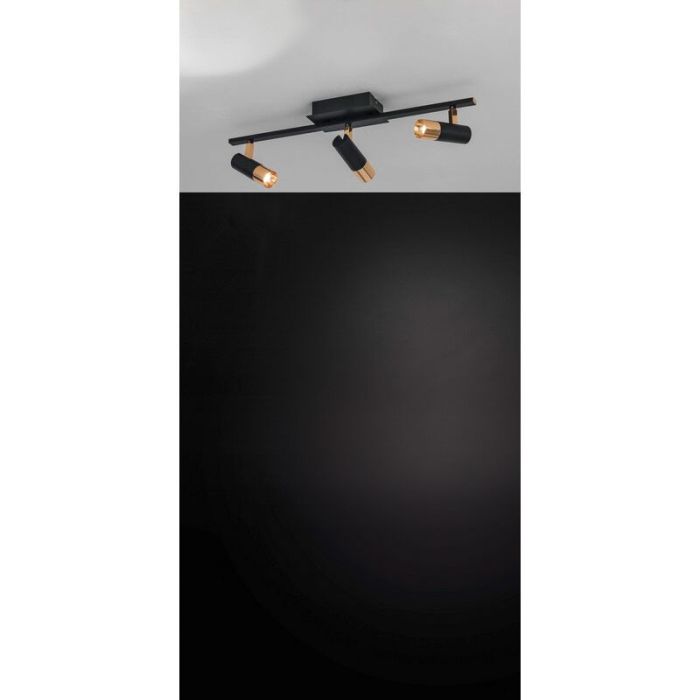 Faretto da soffitto in ottone in alluminio, Sherida, 5W, 3000K LED