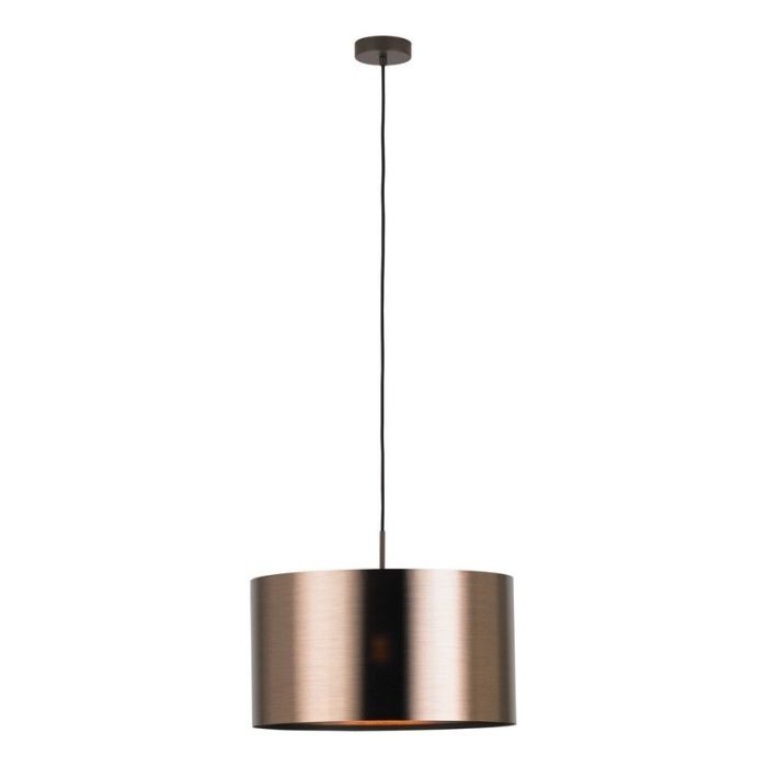 Lampada a sospensione marrone in plastica, Noor