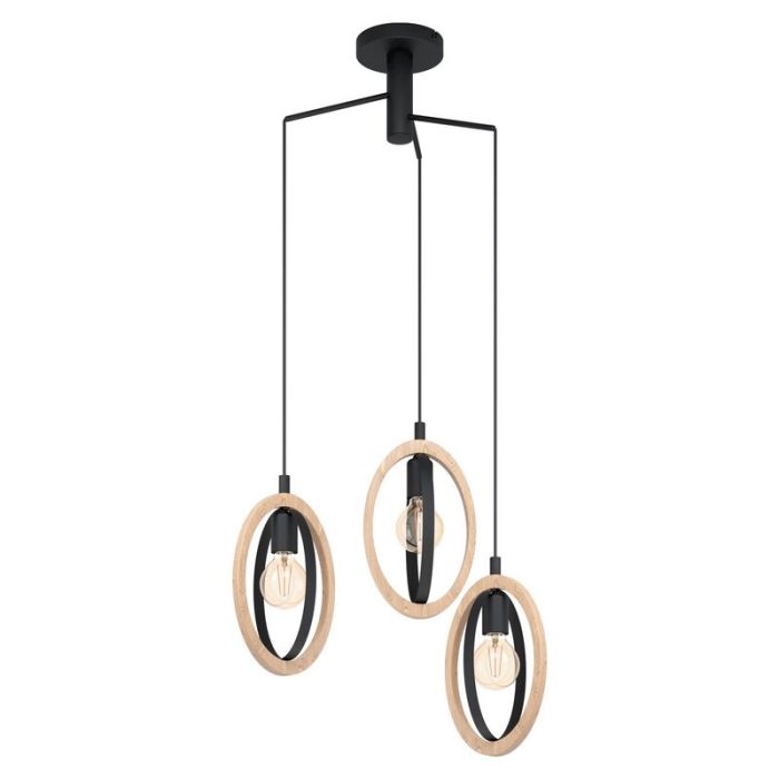Lampada a sospensione in legno, Angeline