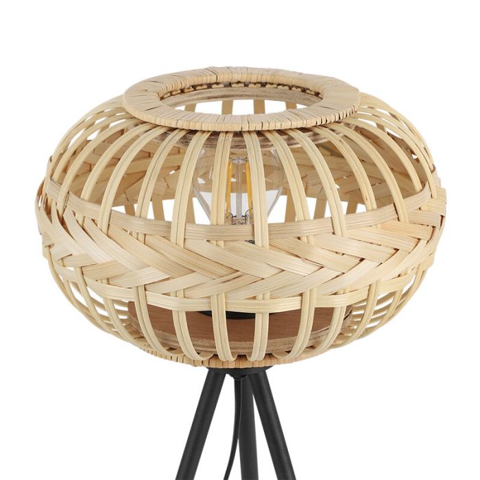 Lampada da tavolo marrone metallo, Firenze, con interruttore