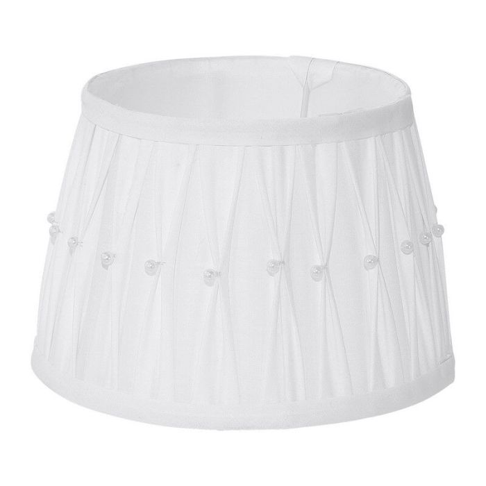 Paralume Rurale Noah Textile Con Decor Bianco