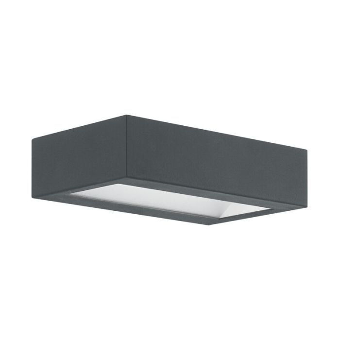 Lampada da esterno antracite in acciaio, Simen, 4W, 3000K LED, IP44