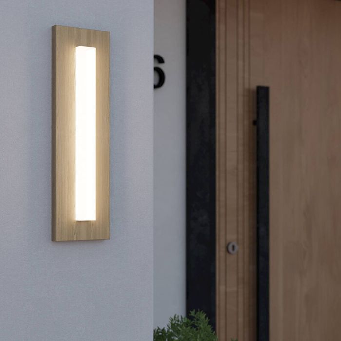 Lampada da esterno marrone in alluminio, Bernardo, 7W, 3000K LED, IP44
