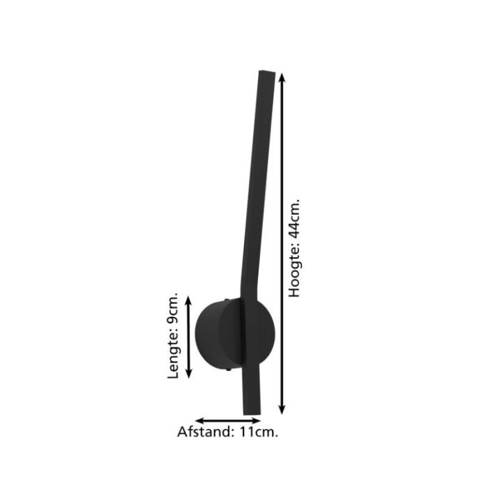 Lampada da esterno nera in alluminio, Rutger, 11W, 3000K LED, IP54