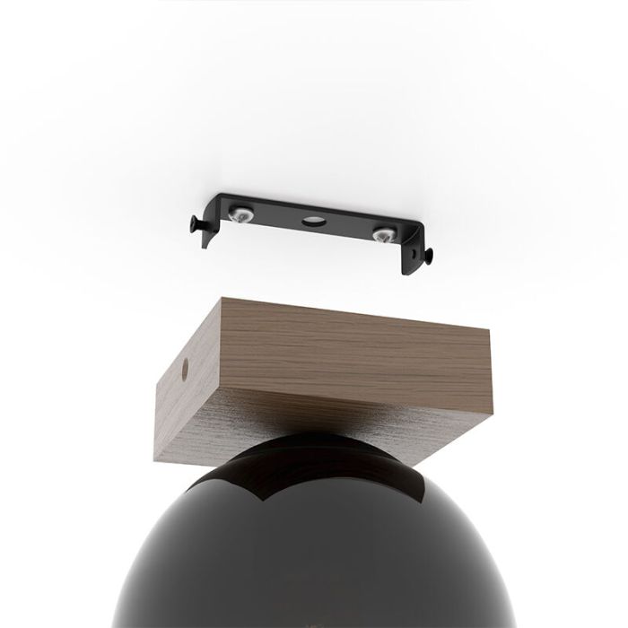 Lampada da soffitto marrone in legno, Frida