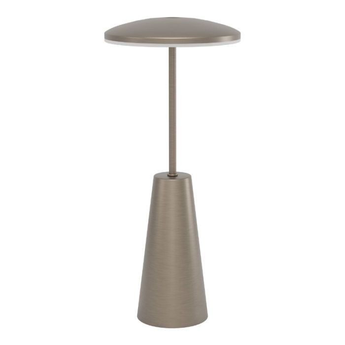 Lampada da tavolo di bronzo in acciaio, Ishika, 2,8W, white switch LED, IP54, controllo touch