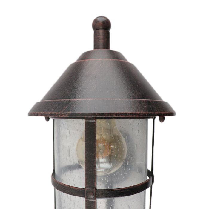 Lampada da esterno marrone in vetro, Gisele, IP23