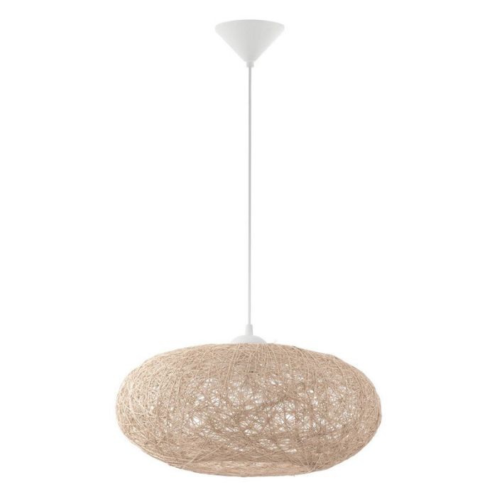Lampada a sospensione beige in plastica, Hero