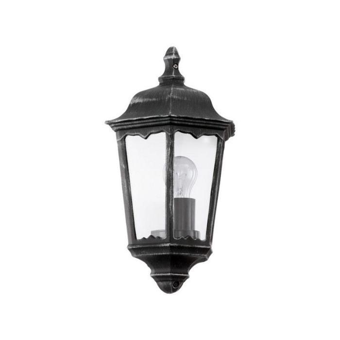 Lampada da esterno nera in alluminio, Leanna, IP44