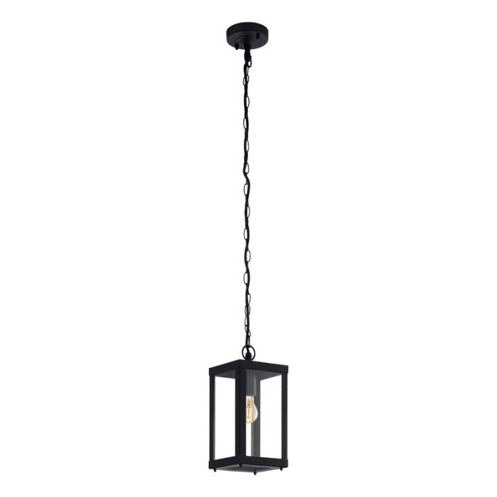 Lampada da esterno nera in acciaio, Alihan, IP44