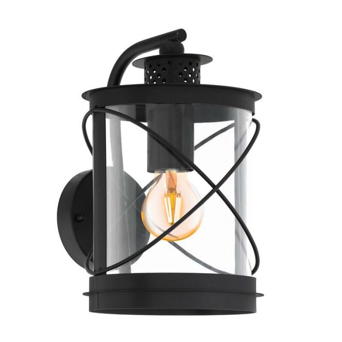Lampada da esterno nera in plastica, Alisia, IP44