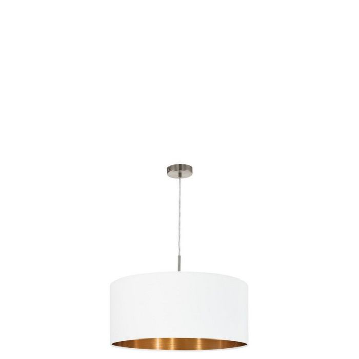 Lampada a sospensione in rame in tessuto, Abano
