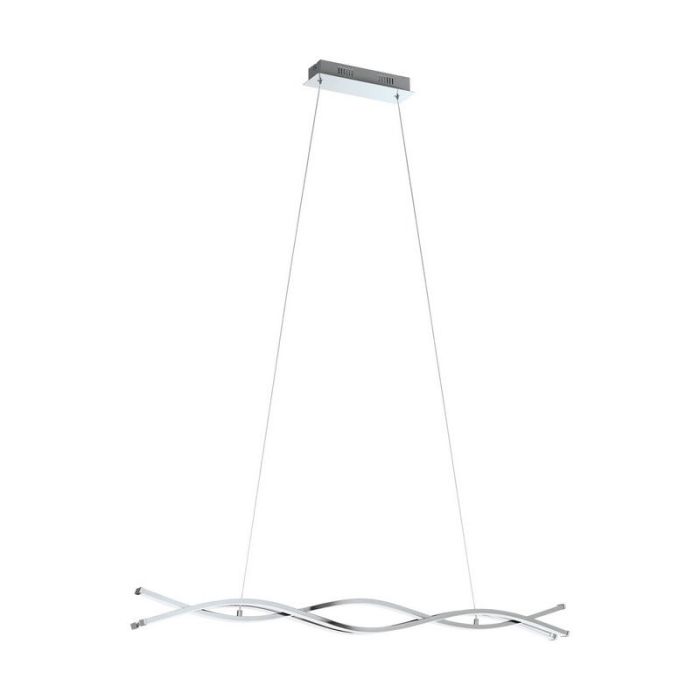 Lampada a sospensione cromata in alluminio, Arantxa, 13W, 3000K LED