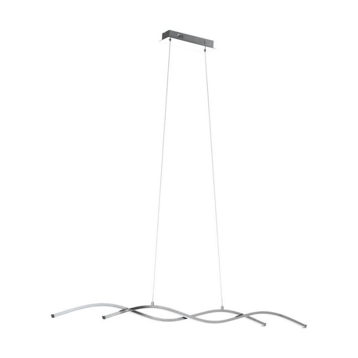 Lampada a sospensione cromata in alluminio, Arantxa, 14W, 3000K LED
