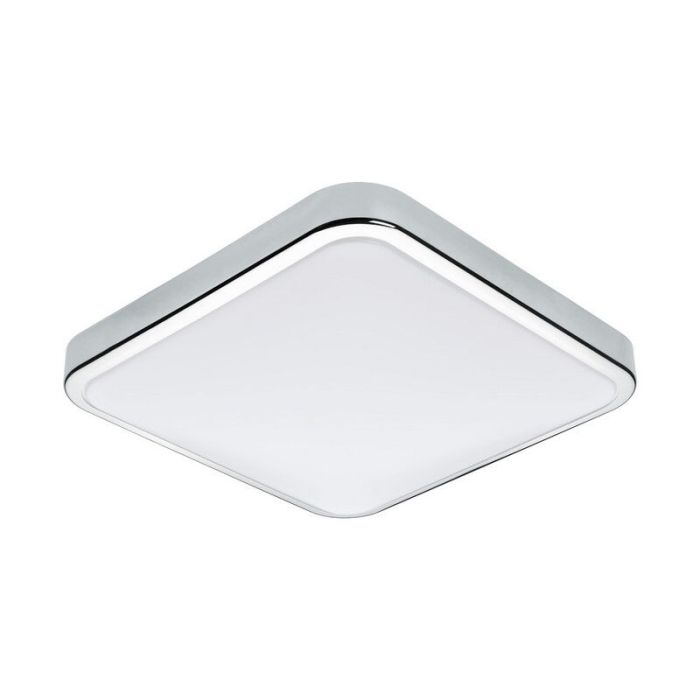Applique da parete cromata in plastica, Beyza, 16W, 3000K LED, IP44