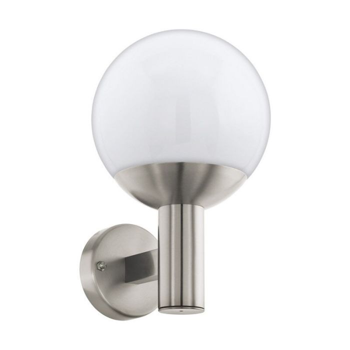 Lampada da esterno argenta in acciaio inossidabile, Baukje, IP44