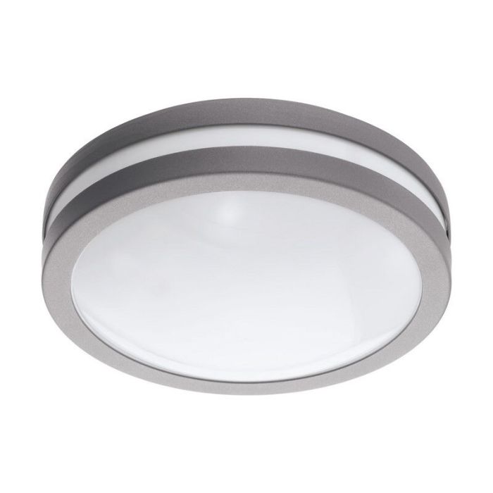 Lampada da esterno argenta metallo, Justin, IP44