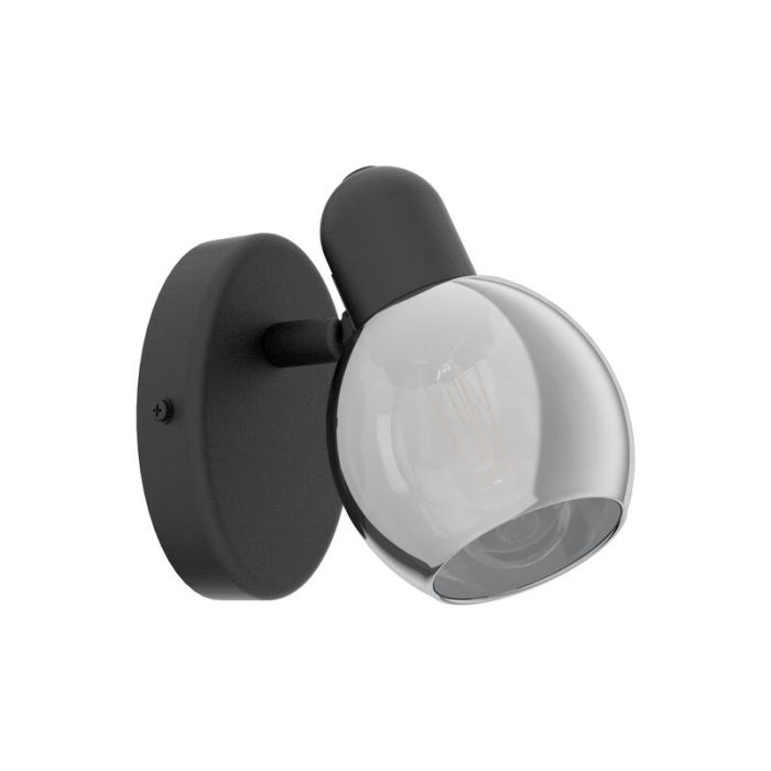 Faretto da soffitto nero in acciaio, Ritchy