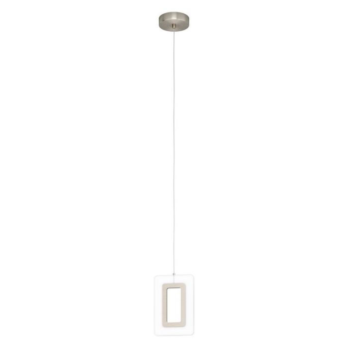 Lampada a sospensione in nichel in plastica, Niels, 5W, 3000K LED